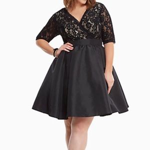 Torrid Lace and Taffeta Dress - Size 18
